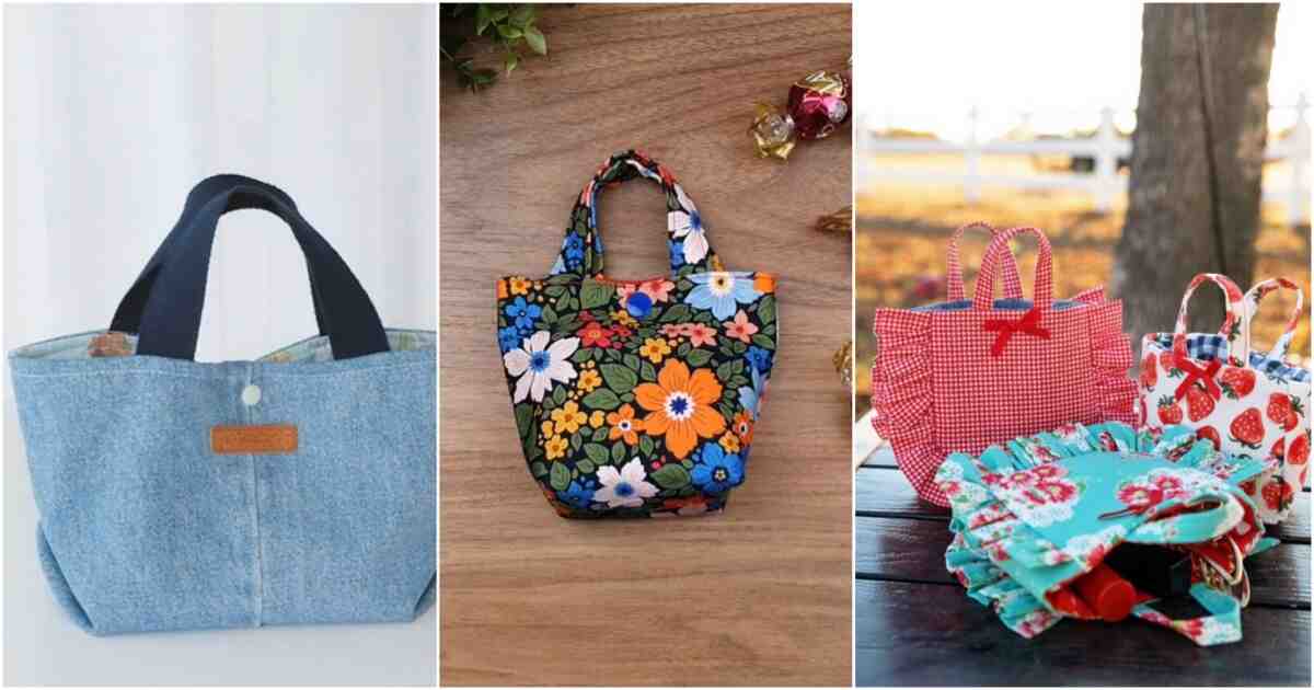 6 Five Minutes Tote Bag Free Sewing Patterns 9 five minutes tote