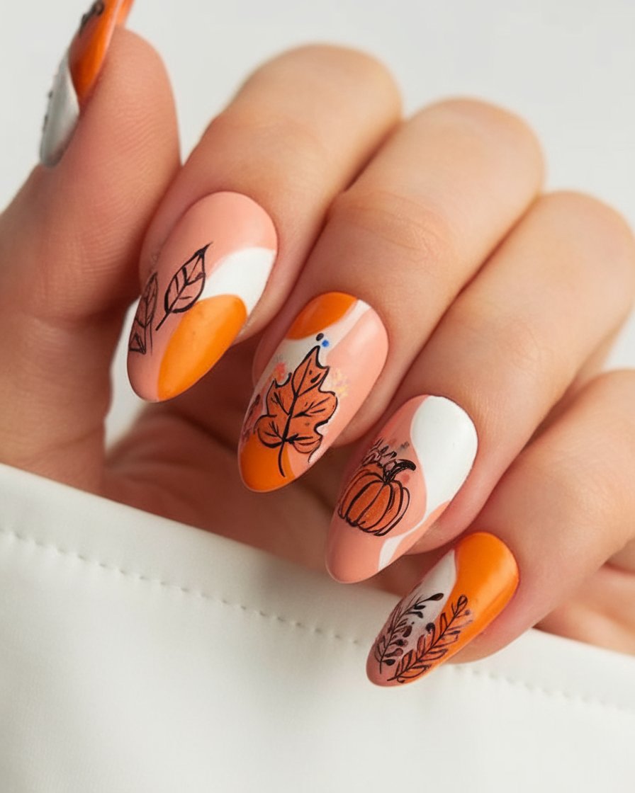 early fall nails