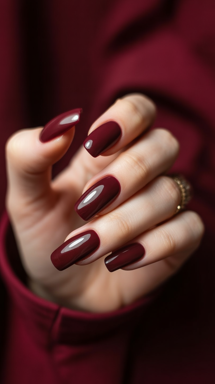 dark cherry red