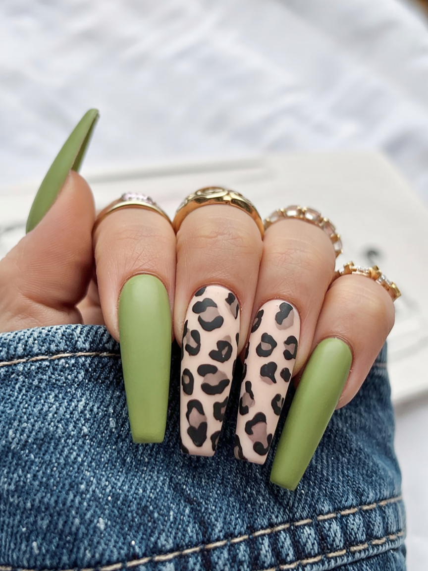 22 Leopard Print Nails to Try in 2025: Wild, Stylish & Totally Wearable 1 leopard print nails
