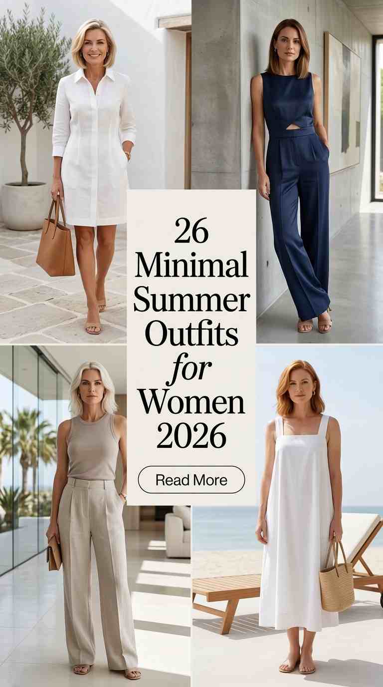 26 Minimal Summer Outfits for Women 2026 You’ll Actually Wear 8 minimal summer outfits