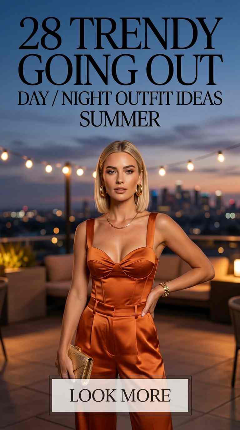 Summer 2026 Style Guide: 28 Trendy Going Out Day Night Outfit Ideas 9 summer 2026 style