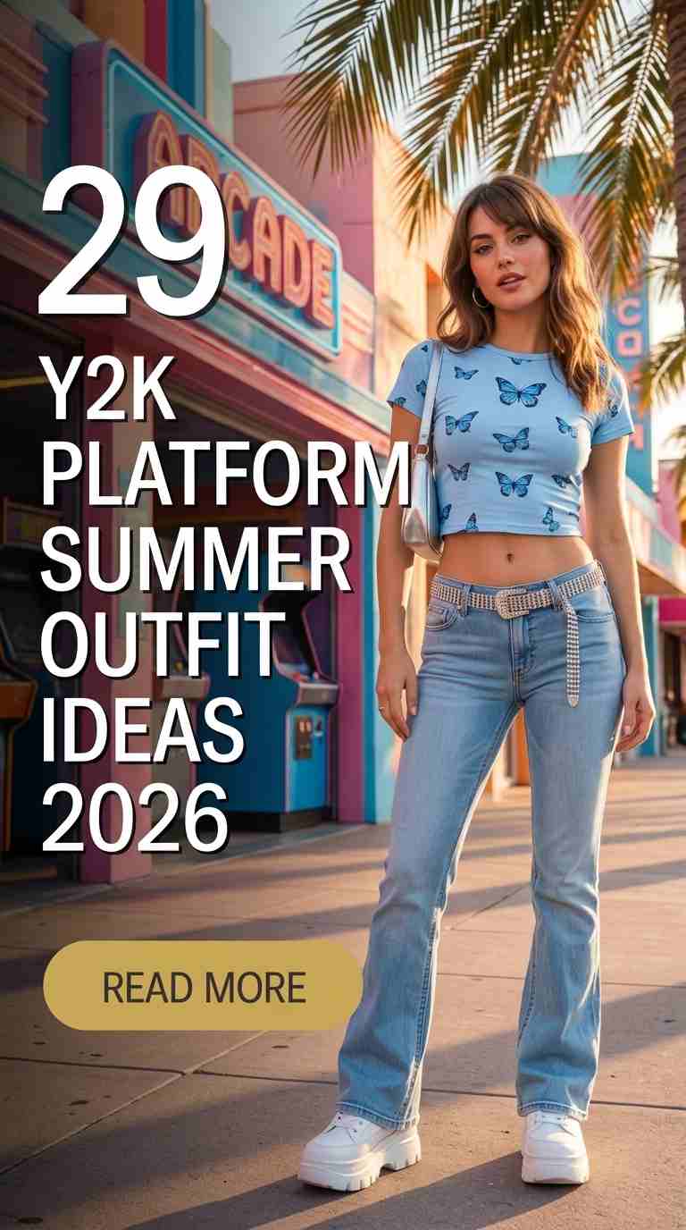 Platform Y2K Summer Outfits for Women 2026 – 29 Head-Turning Looks 9 platform y2k summer