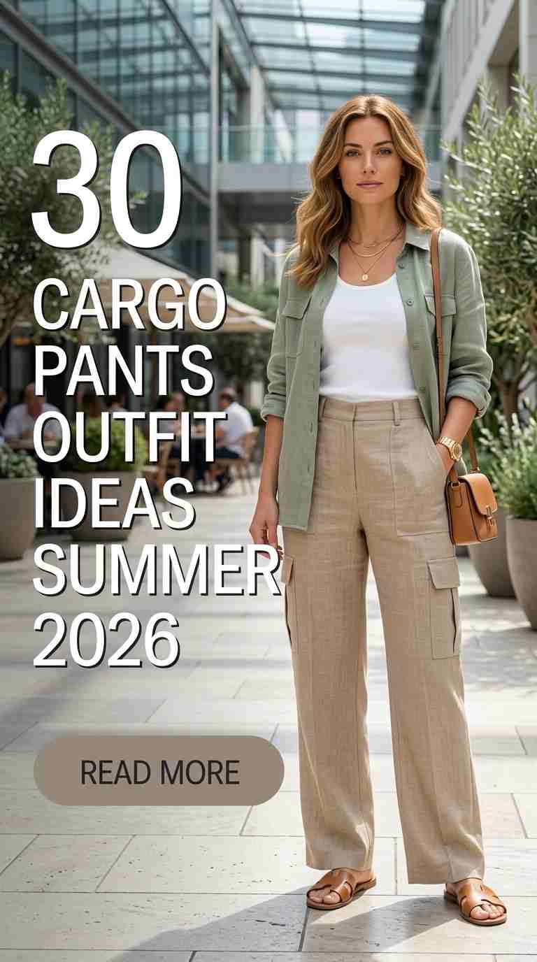 30 Cargo Pants Outfit Ideas for Women Summer 2026 2 cargo pants outfit