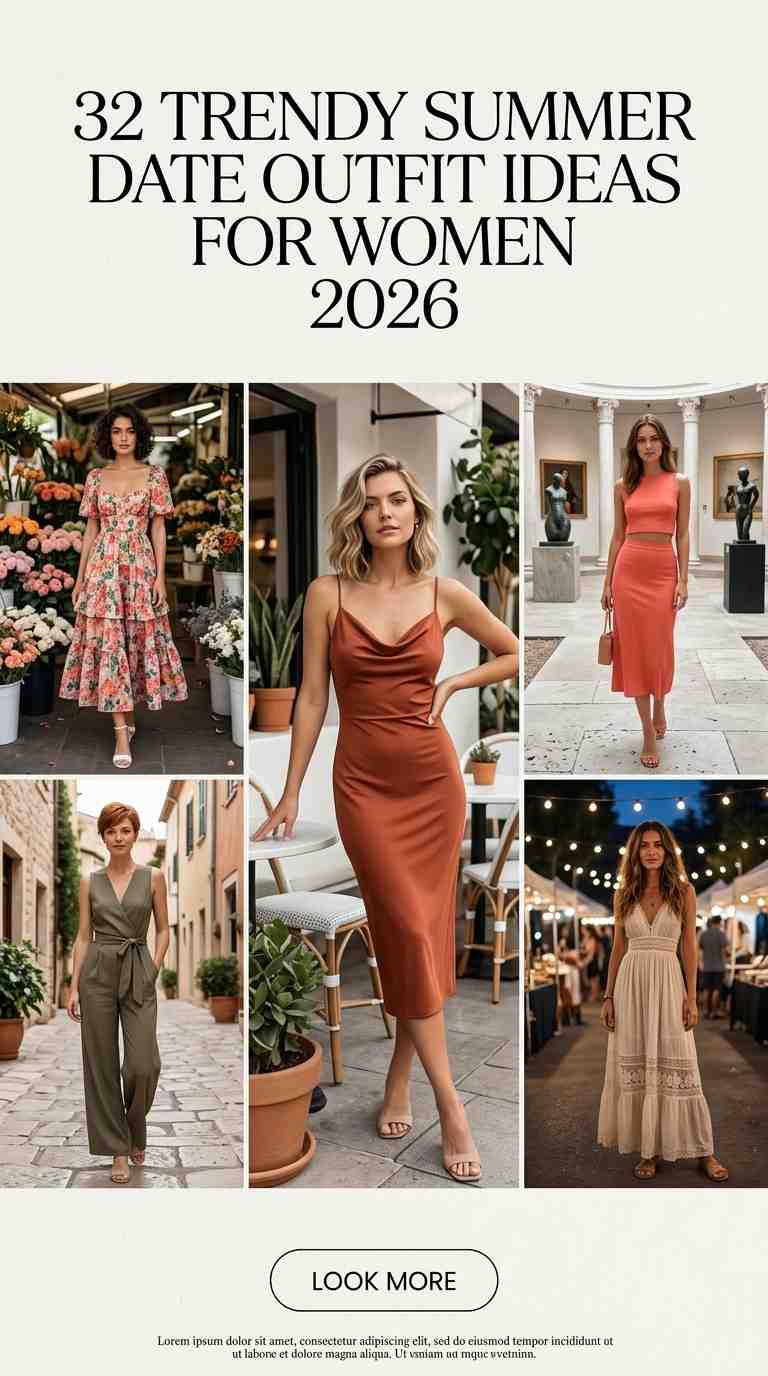 Summer 2026 Style Guide: 32 Easy Date Looks for Women 8 summer 2026 style