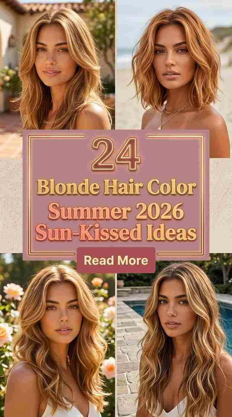 warm summer blonde