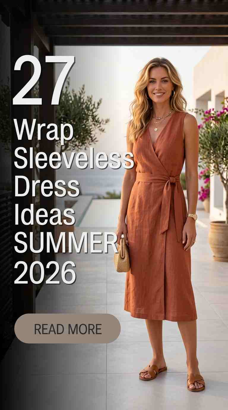 Stunning Summer Wrap Sleeveless Dresses for Women 2026 – 27 Looks You’ll Love 5 stunning summer wrap