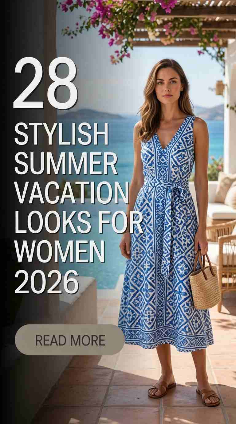 Chic Summer Vacation Outfits for Women 2026 – 28 Looks You’ll Love 6 chic summer vacation