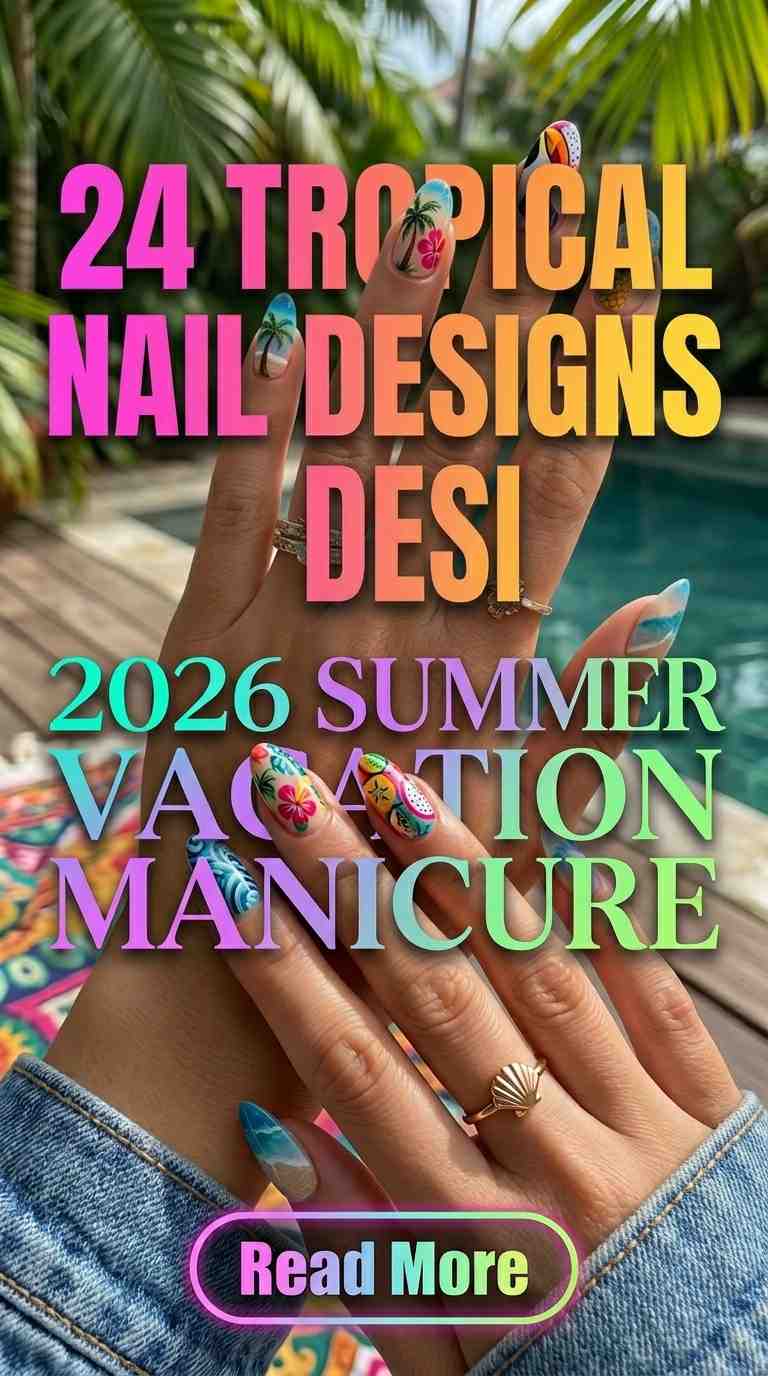 tropical nail designs