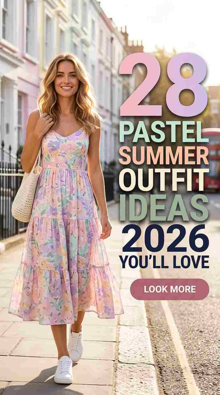 trendy pastel summer