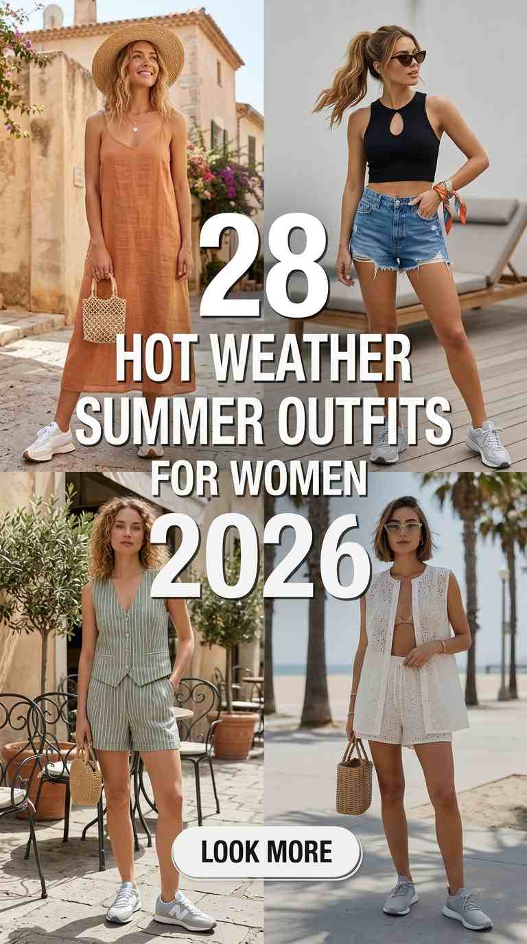 Stay Cool in Style: 28 Hot Weather Summer Outfit Ideas for Women 2026 6 stay cool style
