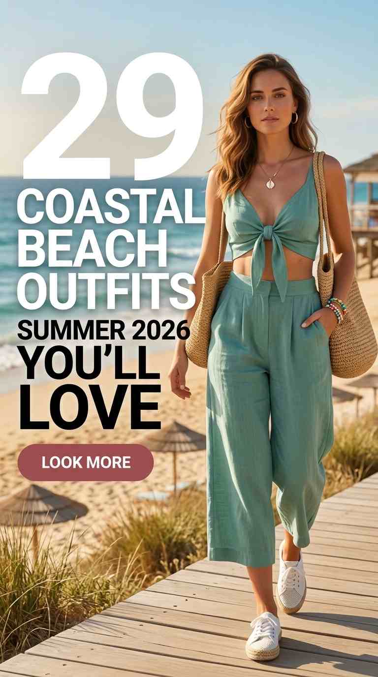 Beach Outfit Ideas for Women 2026 – 29 Coastal Summer Looks 2 beach outfit ideas