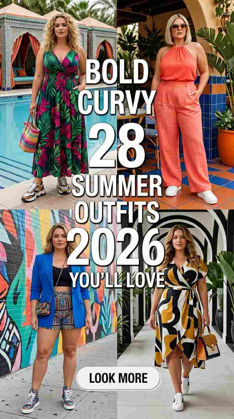 28 Bold Curvy Summer Outfits for Women 2026 You’ll Love 8 bold curvy summer