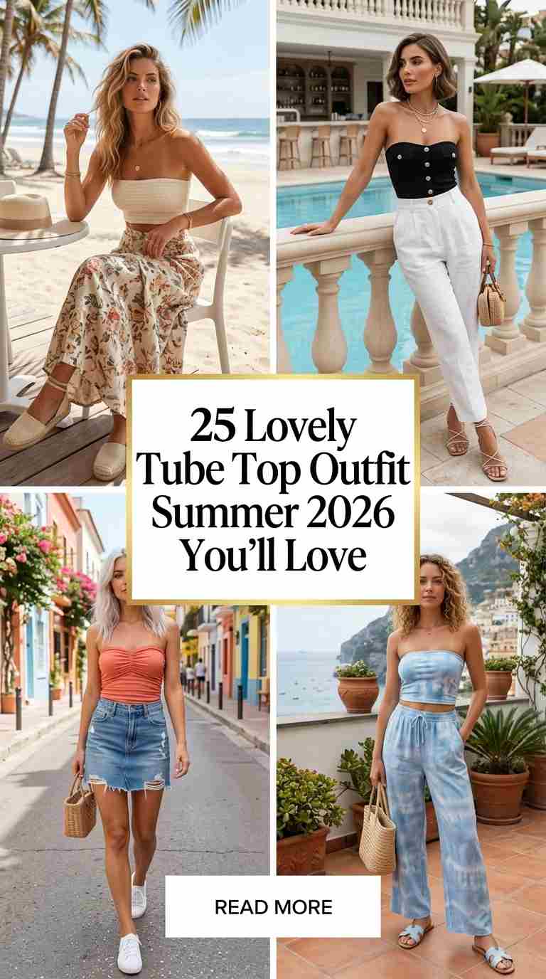 trendy summer tube