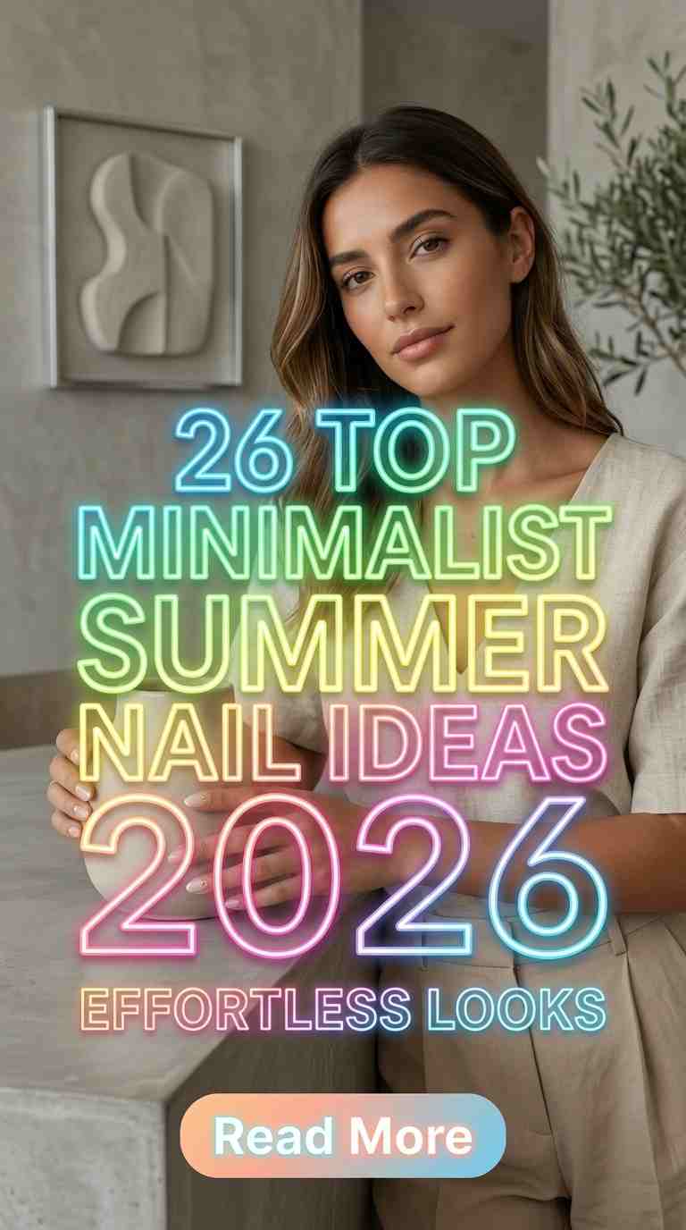 minimalist summer nail