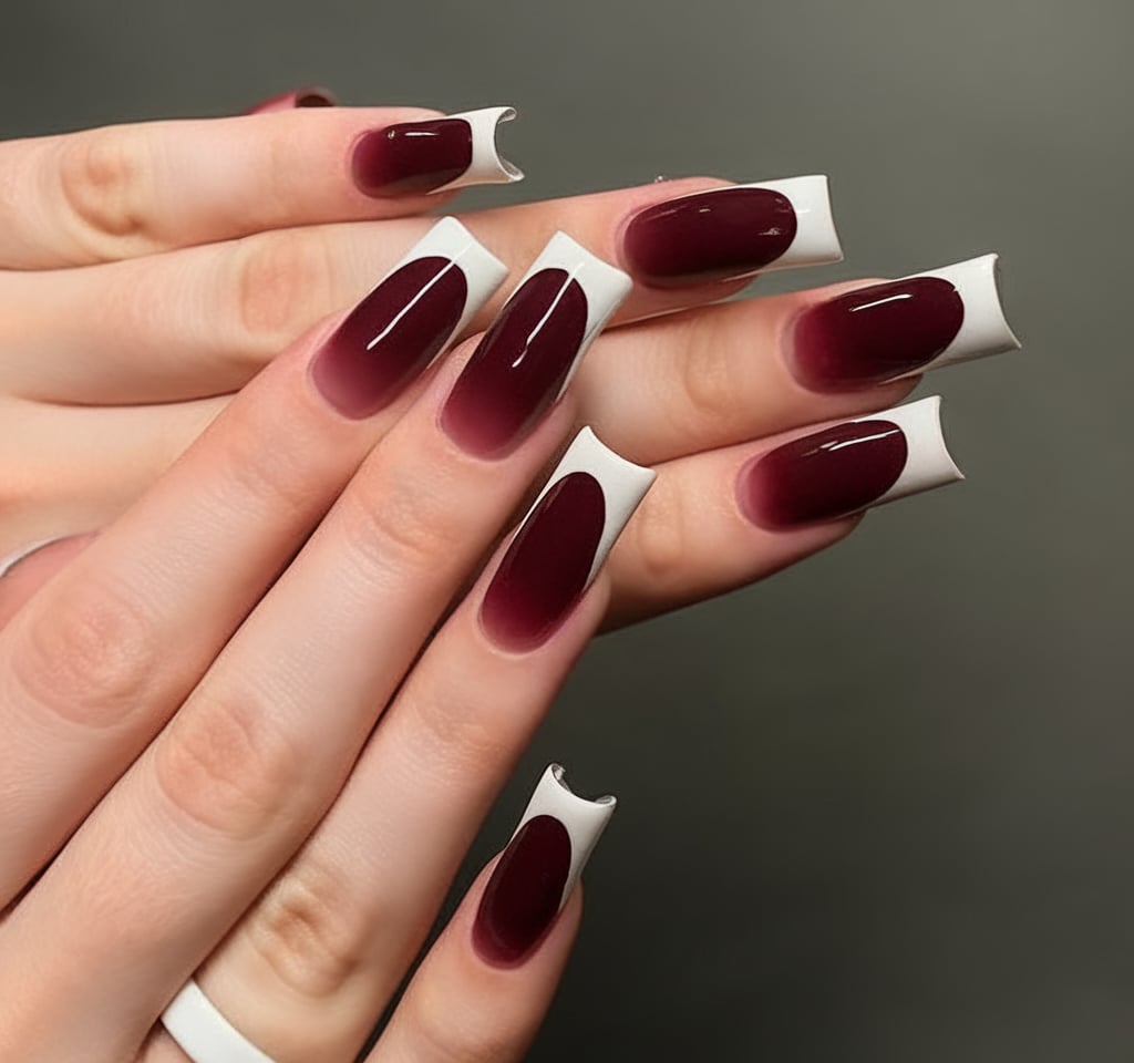 fall french tip