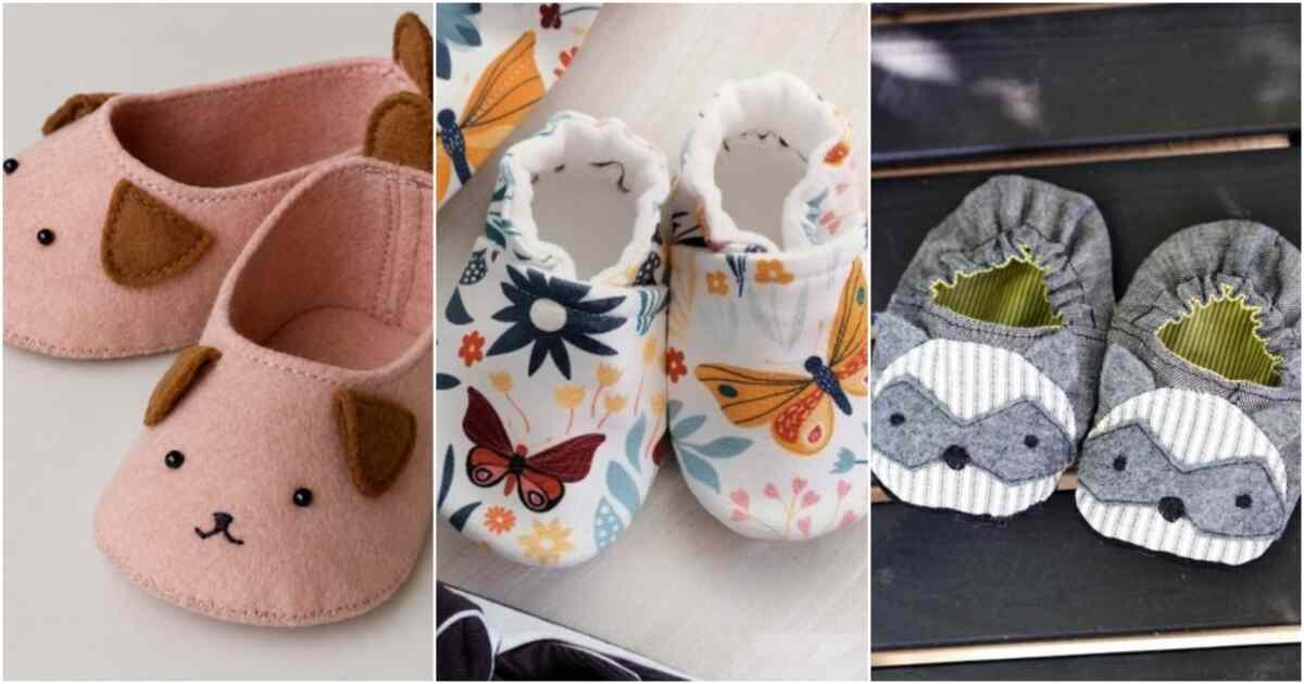 6 Animal Baby Shoes Free Sewing Patterns 1 animal baby shoes
