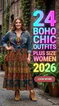 24 Boho Chic Fall Outfits Plus Size 2026 Effortlessly Stylish Looks for Women 8 boho chic fall