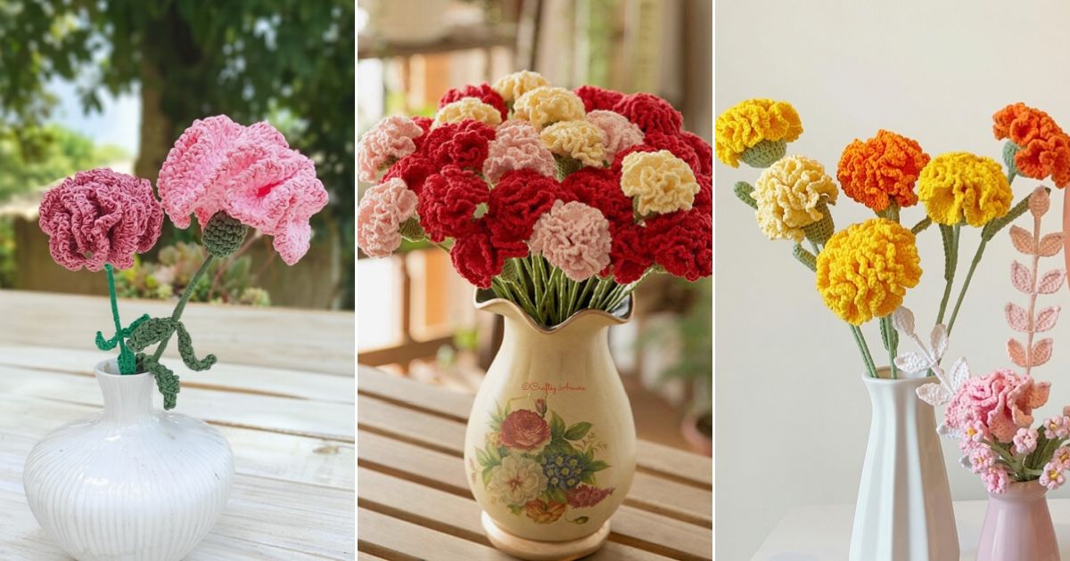 carnation free crochet