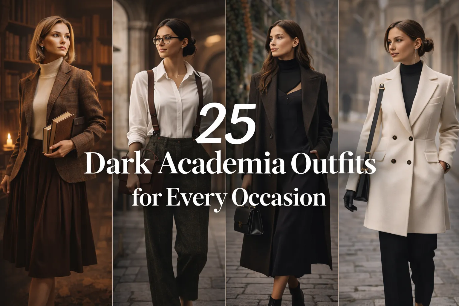 dark academia outfits