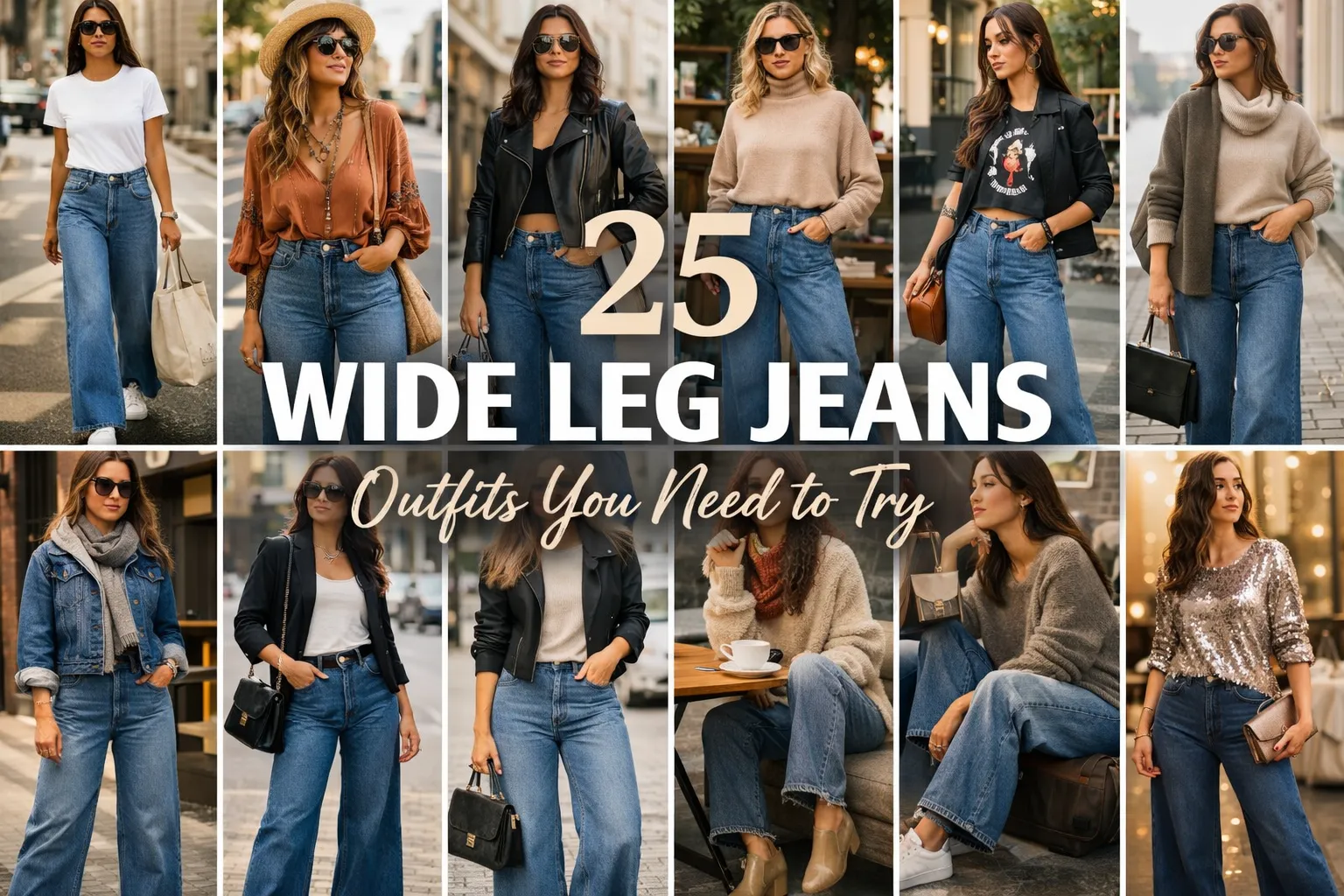wide leg jeans
