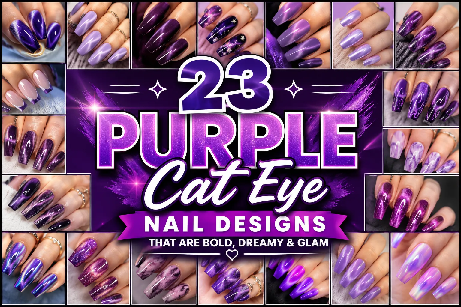 purple cat eye