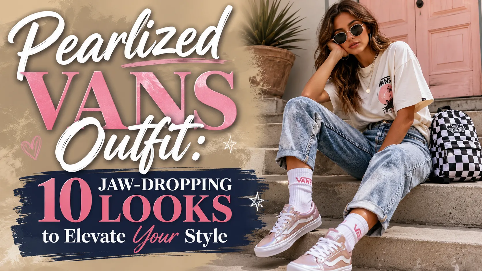 pearlized vans outfit