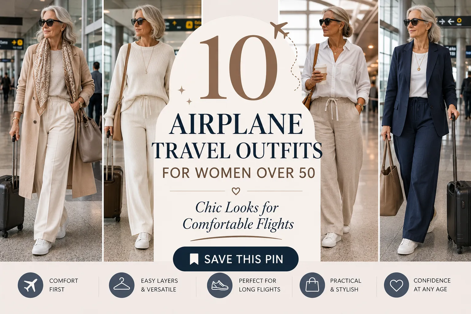 airplane travel outfits