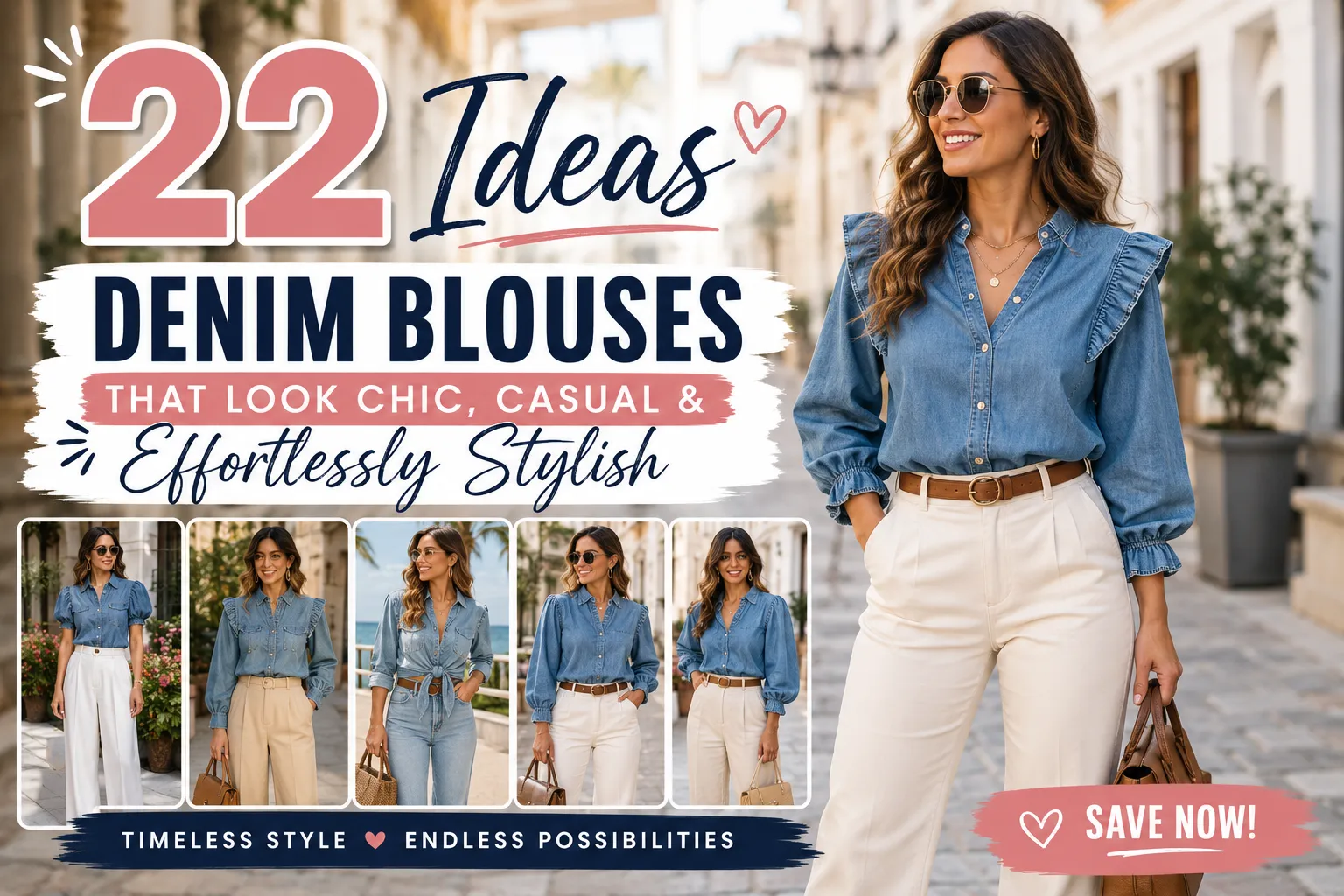 denim blouses that