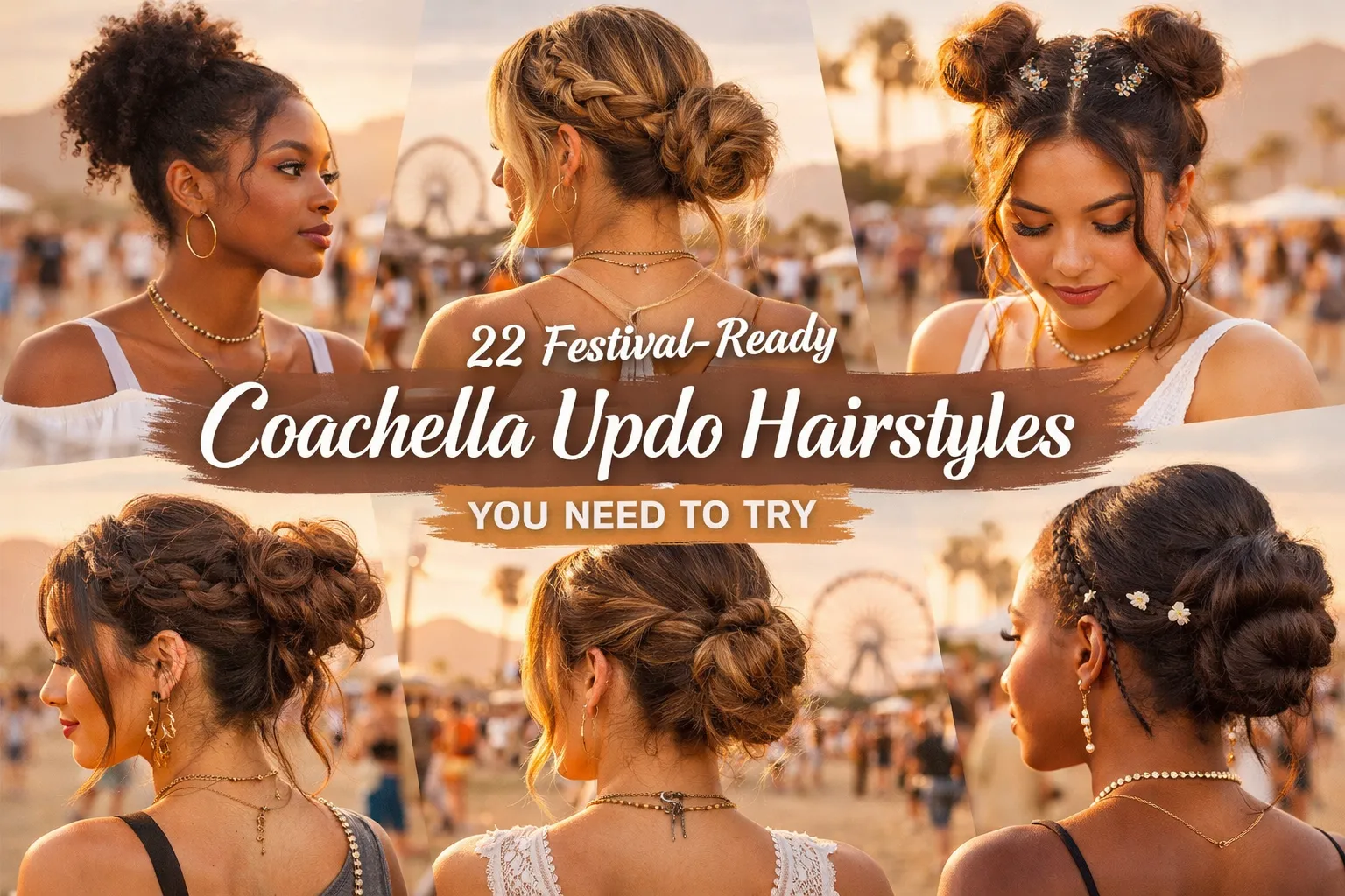 festivalready coachella updo