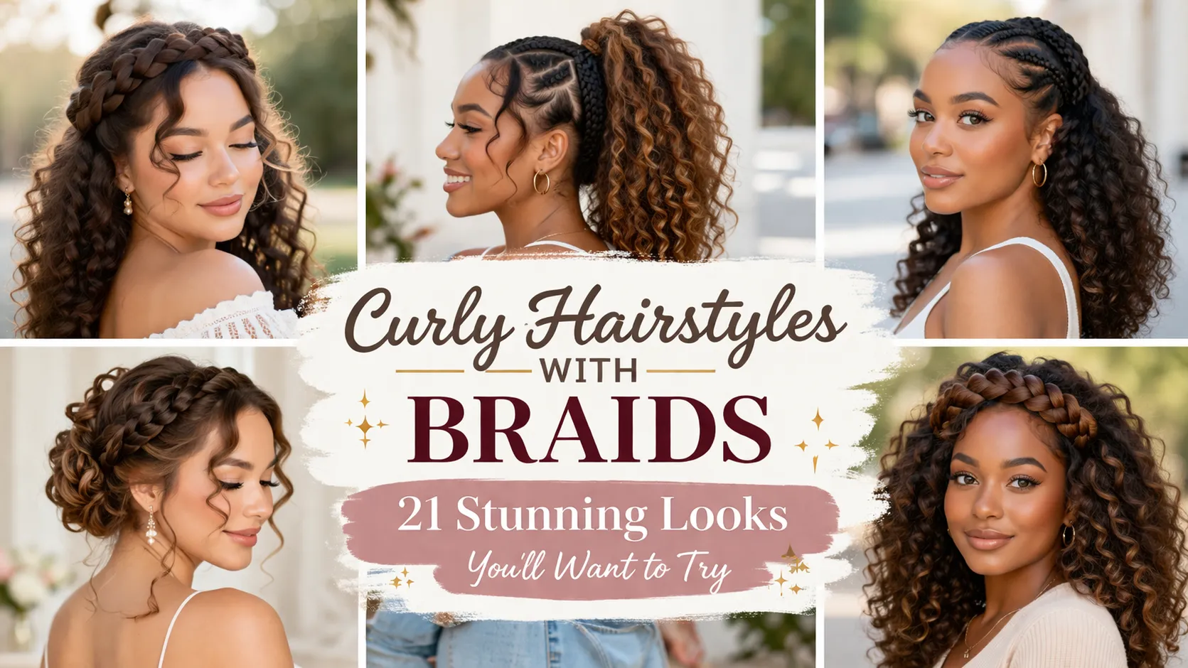 curly hairstyles braids