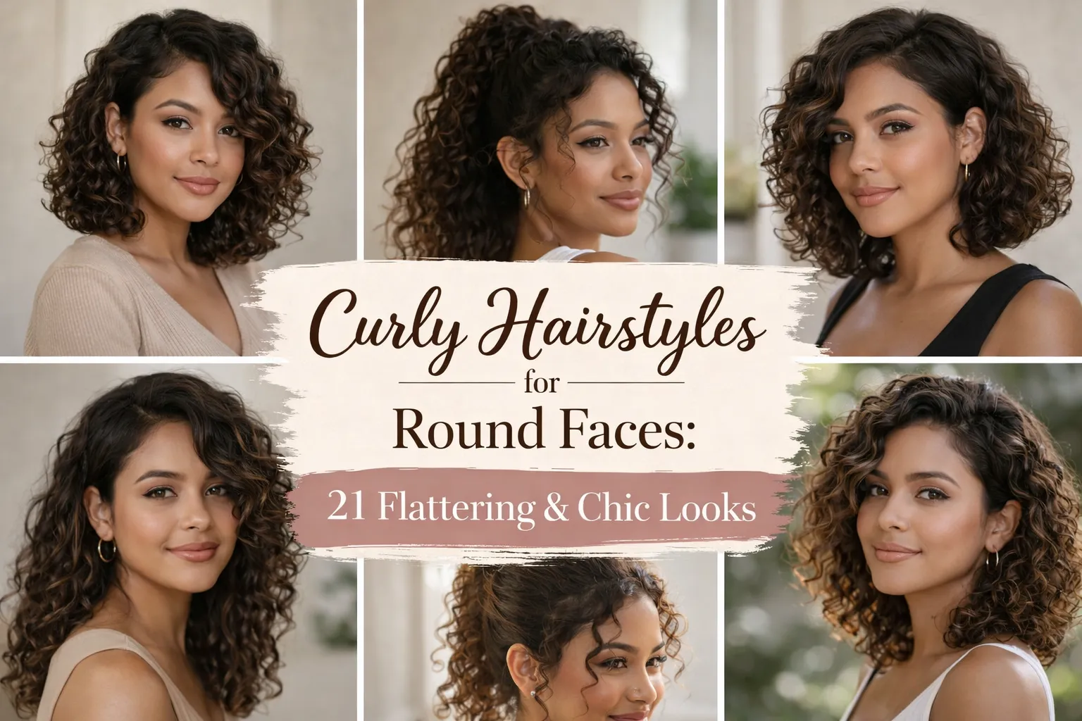 curly hairstyles round