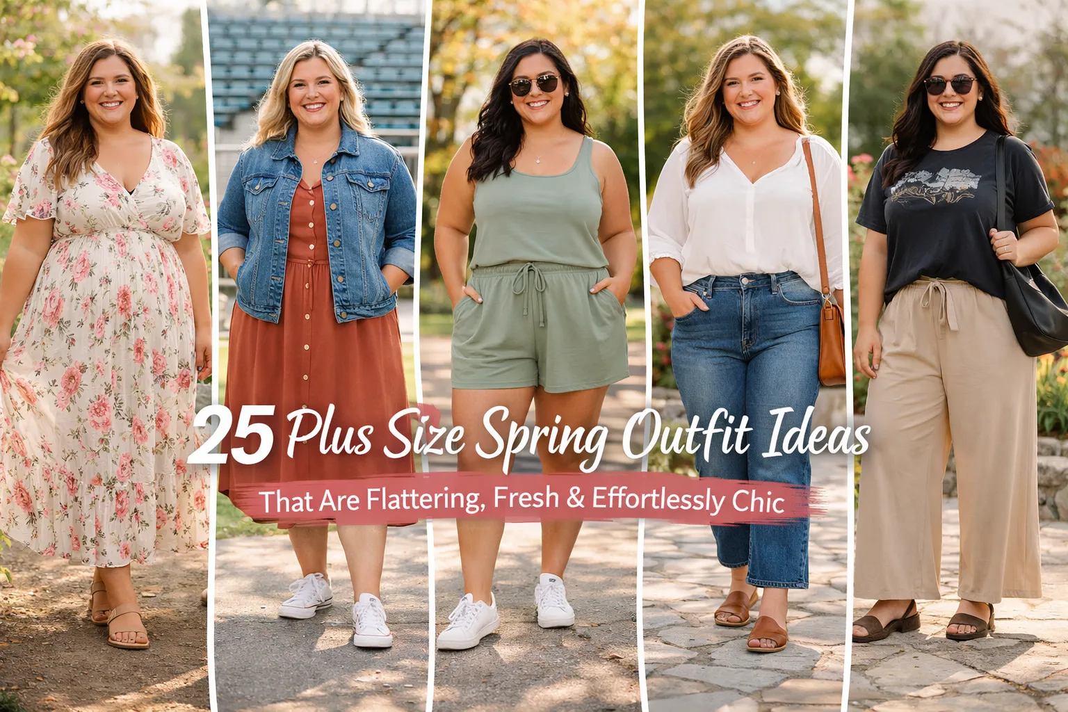 plus size spring