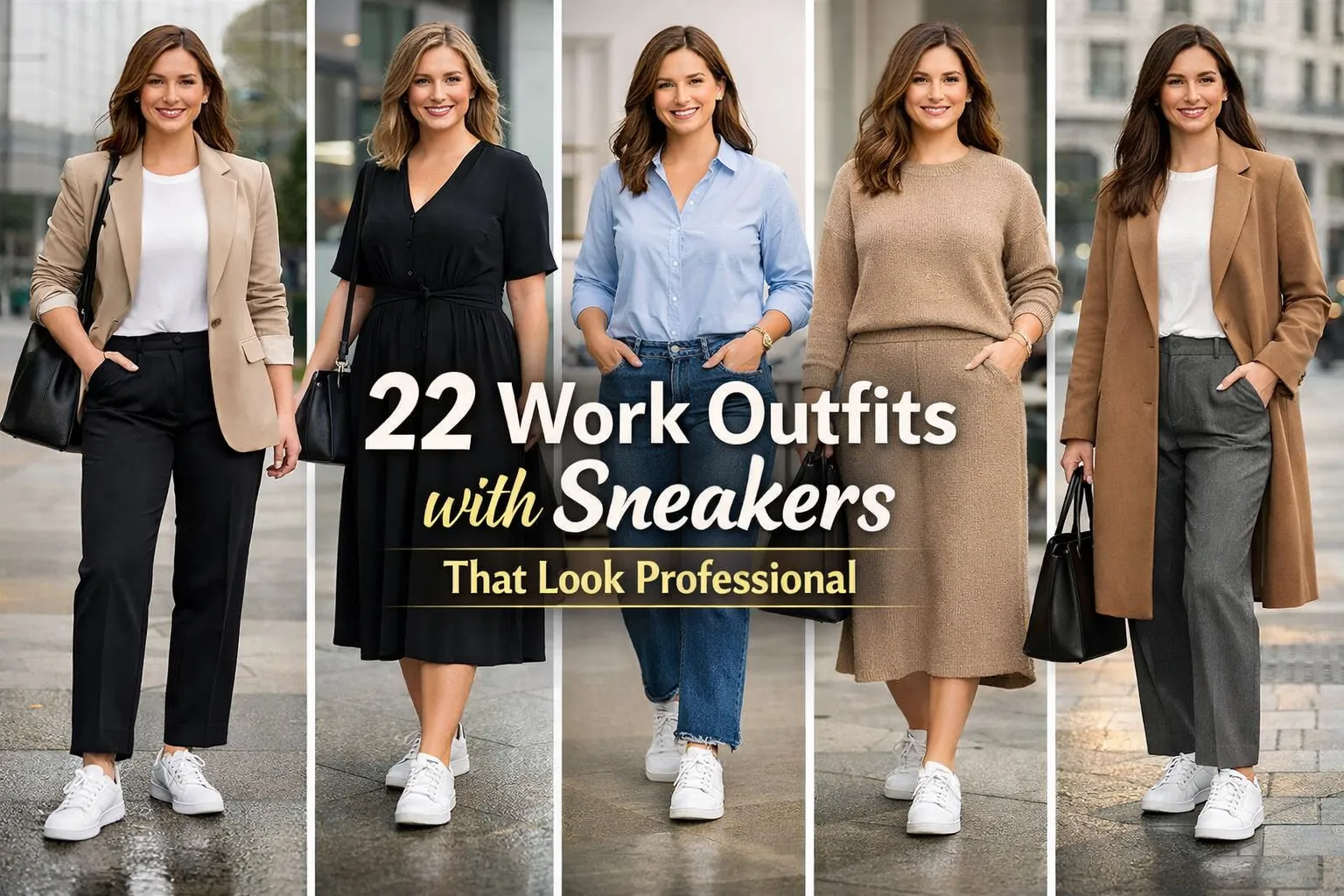 work outfits sneakers