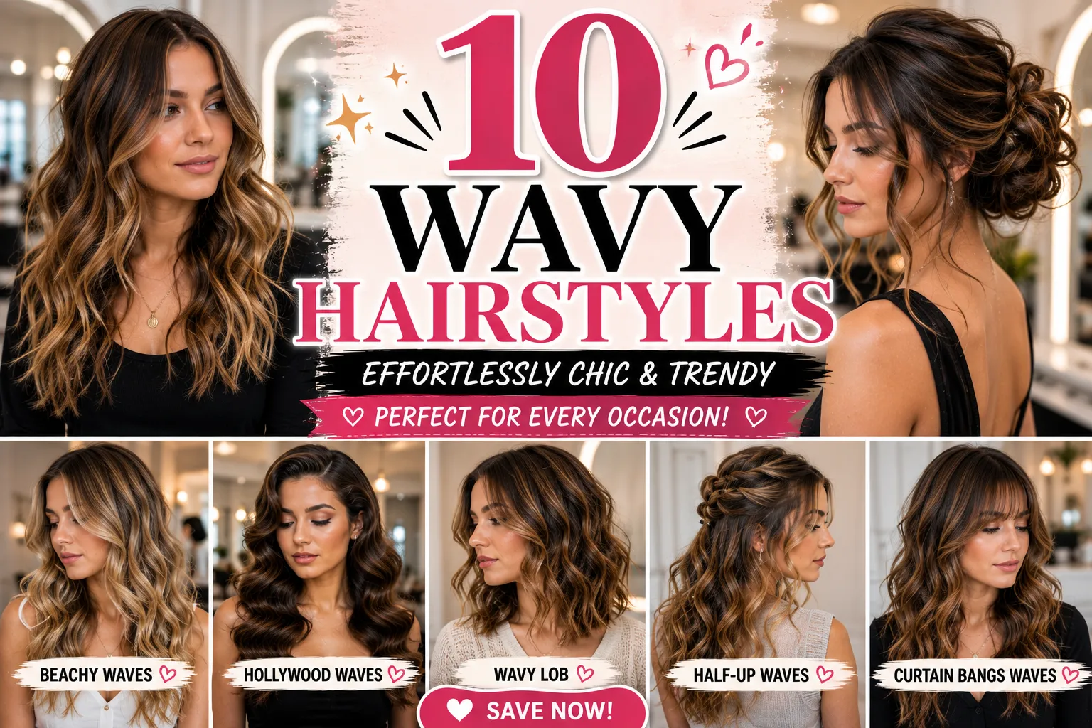 wavy hairstyles that