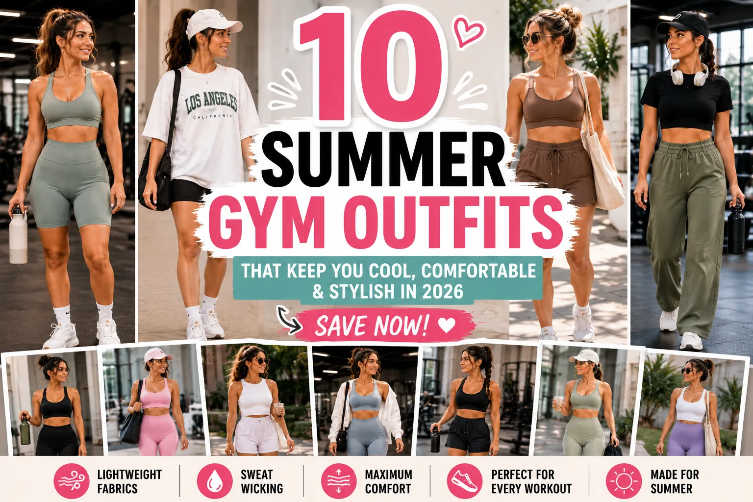 summer gym outfits