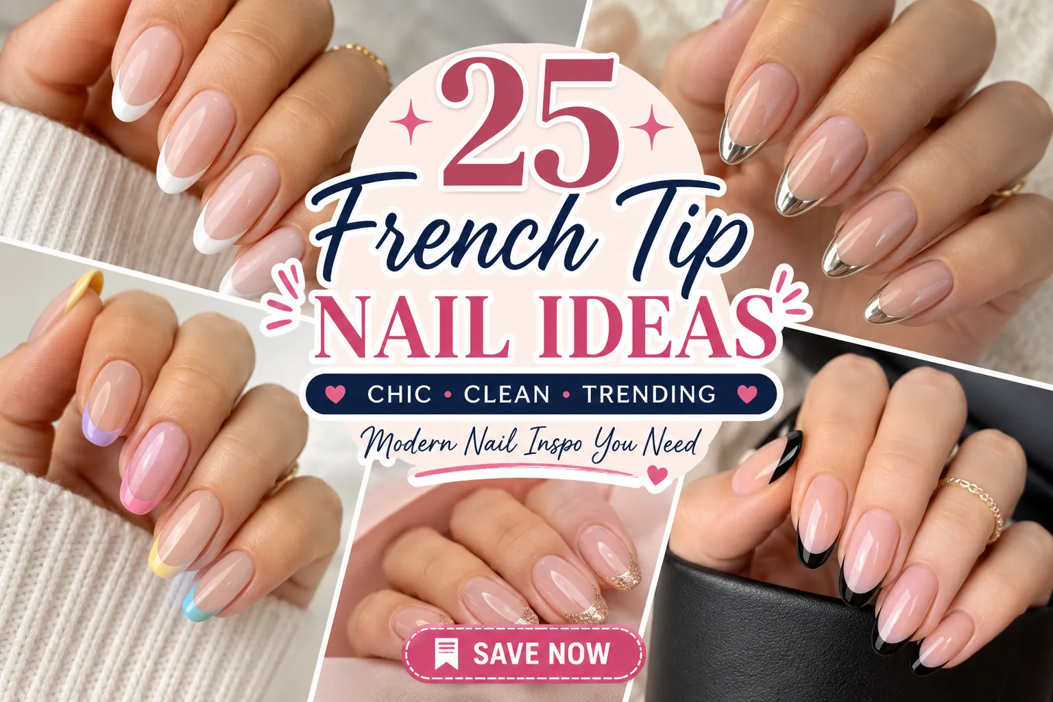 french tip nail