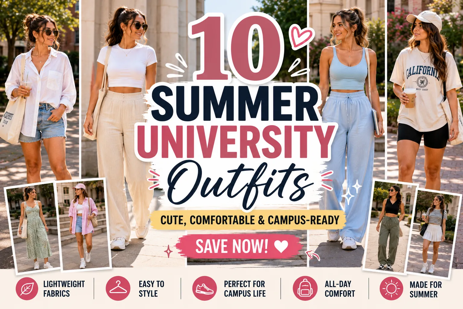 summer university outfits