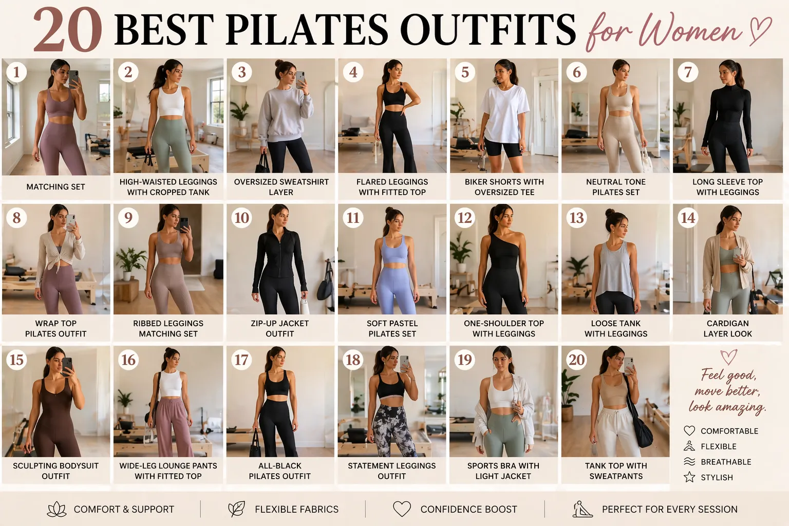 best pilates outfits