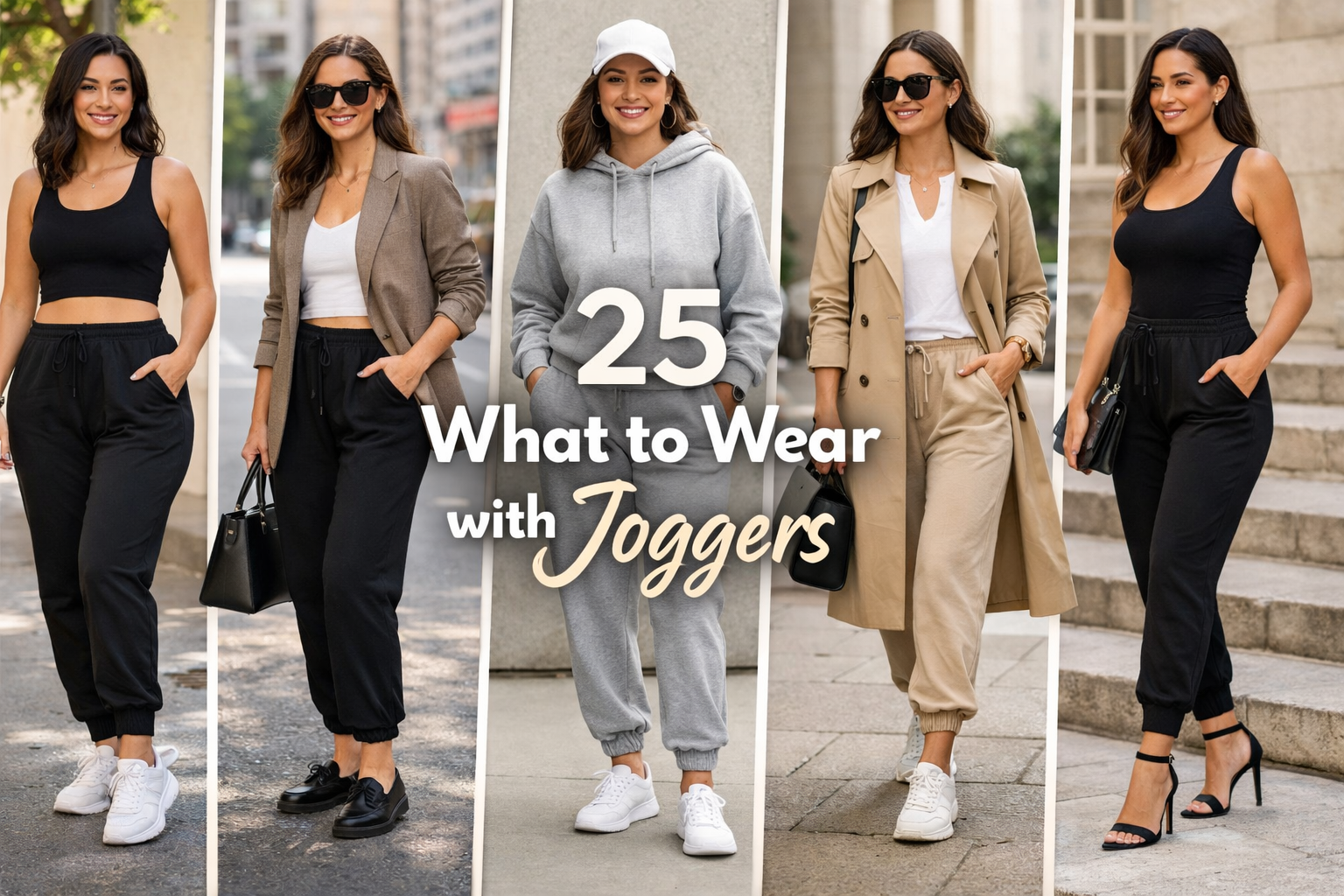 wear joggers stylish