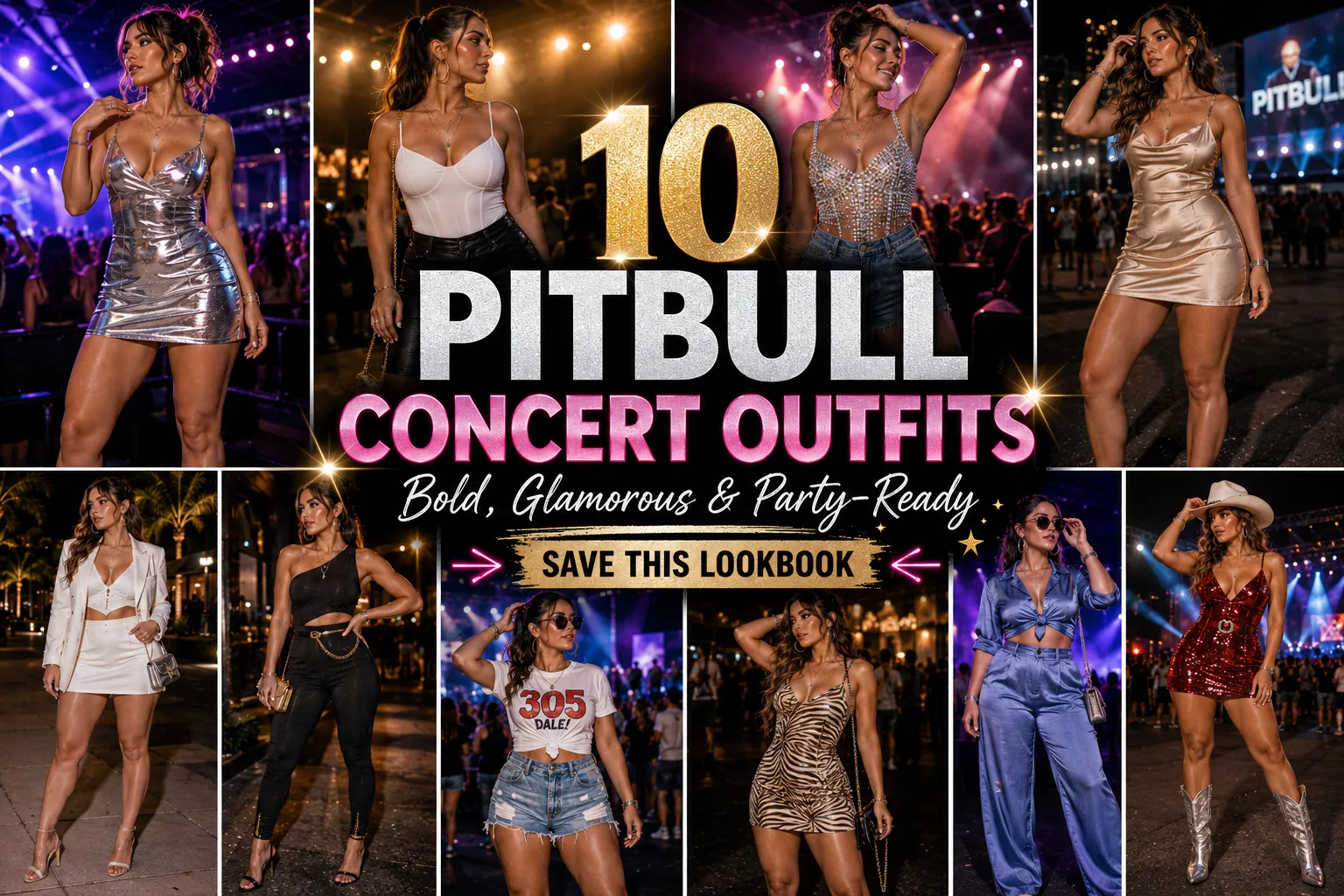 pitbull concert outfit