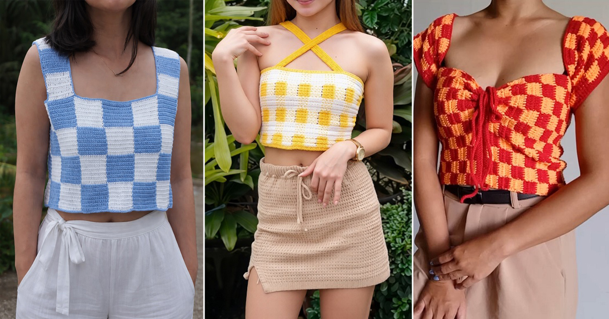 checkered top free