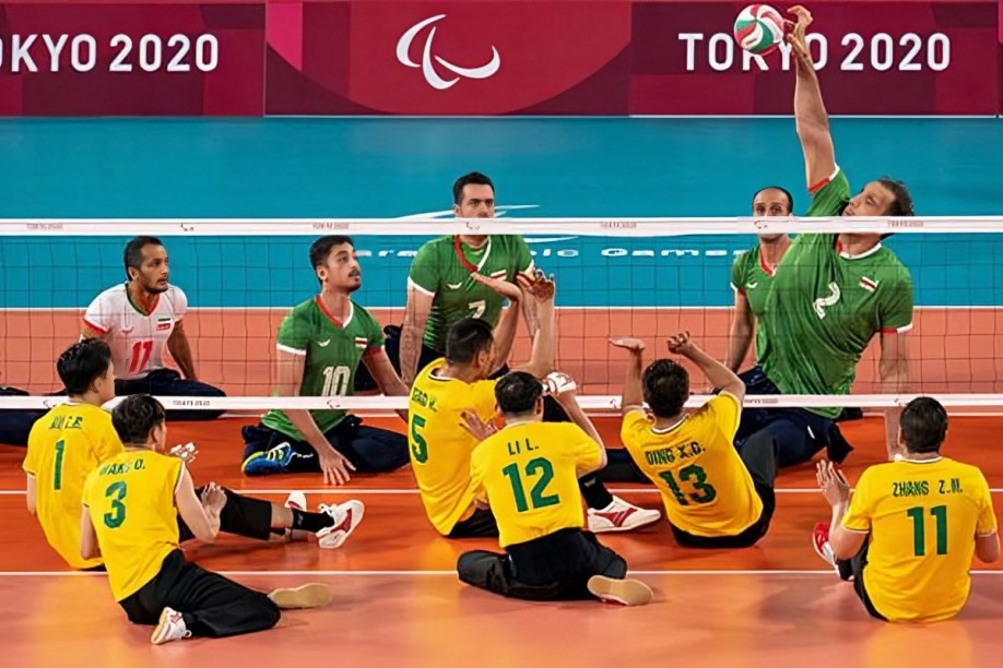 Chieu cao luoi bong chuyen ngoi Sitting Volleyball 2.jpg