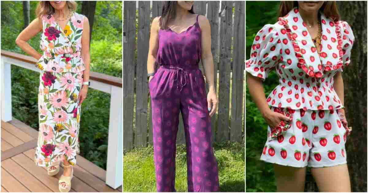 6 Summer Co-ord Set Free Sewing Patterns 2 summer coord set