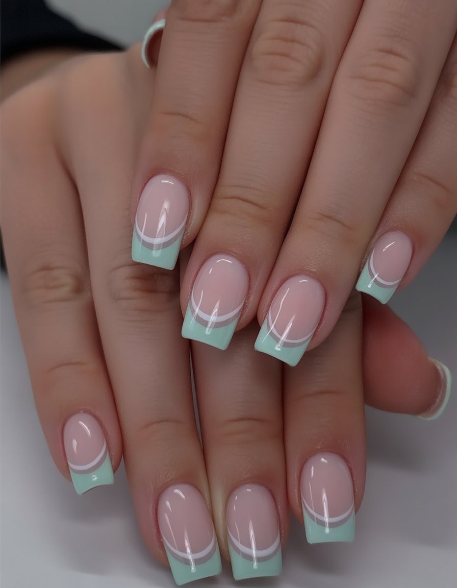 french tip acrylic
