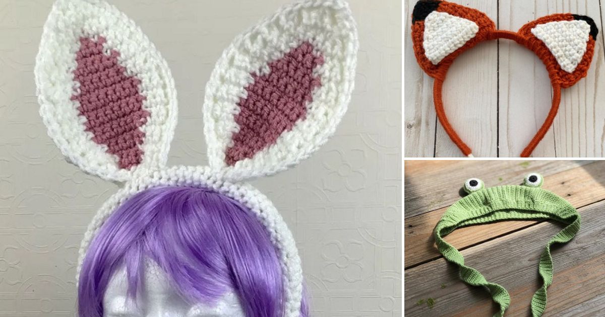 Crochet Animal Headbands