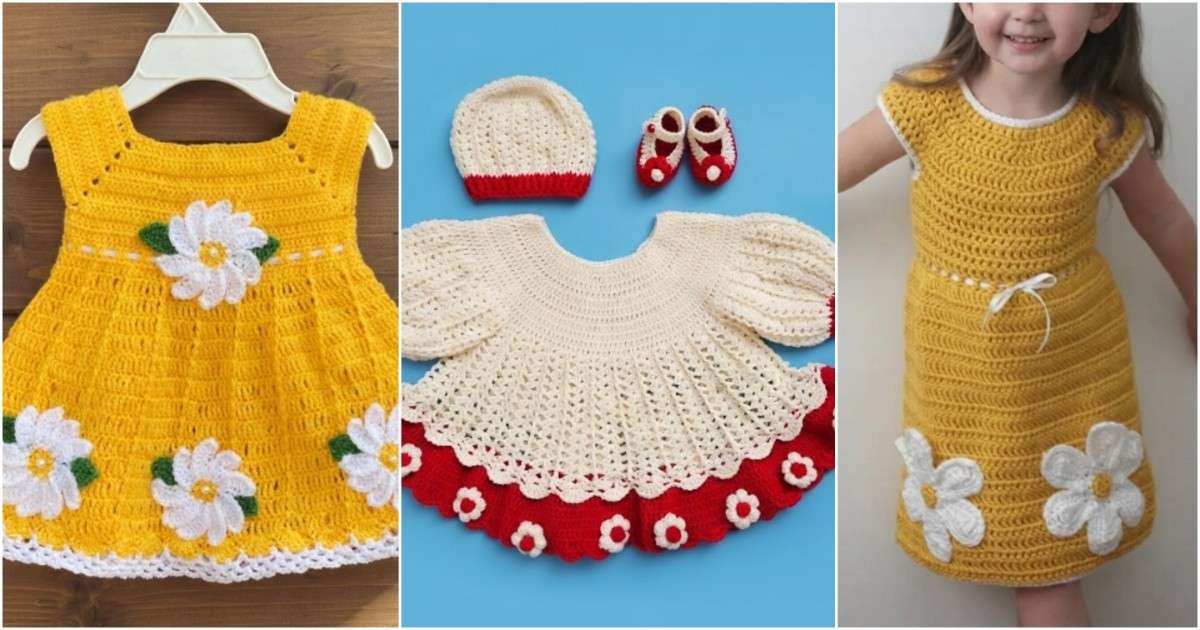 crochet daisy baby