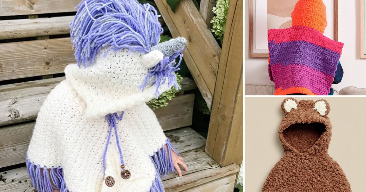 crochet baby hooded