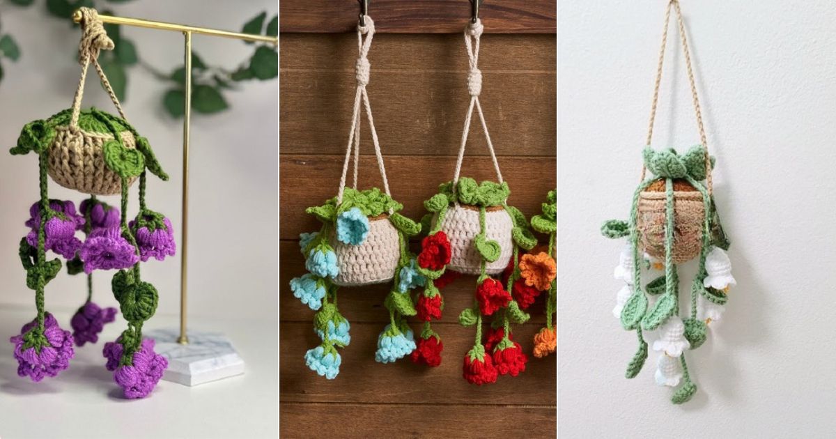 crochet bellshaped flowers