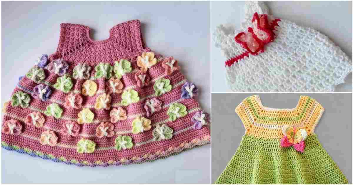 crochet butterfly baby